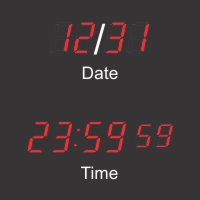 BRG Calendar Clocks with 2.5" LEDs