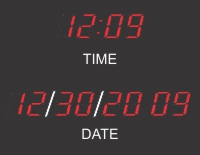 BRG Precision Calendar Clock 1.8", C Configuration