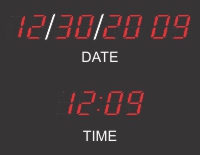 BRG Precision Calendar Clock 1.8", G Configuration