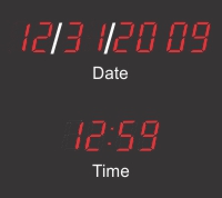 BRG Calendar Clocks with 2.5" LEDs