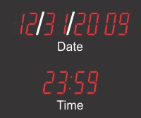 BRG Calendar Clocks with 4" LEDs