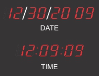 BRG Precision Calendar Clock 1.8", H Configuration