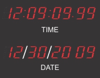 BRG Precision Calendar Clock 1.8", I Configuration