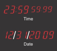 BRG Calendar Clocks with 2.5" LEDs