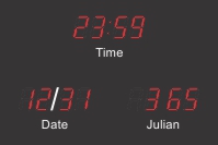 BRG Calendar Clocks with 2.5" LEDs