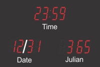BRG Calendar Clocks with 4" LEDs