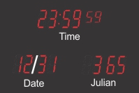 BRG Calendar Clocks with 4" LEDs